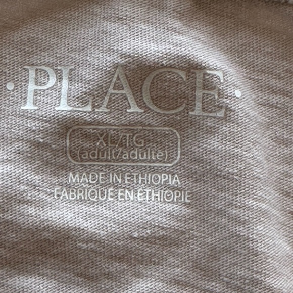 Place  Thankful For My Family Long Sleeve Shirt - Cream Mens SZ XL - Picture 8 of 8